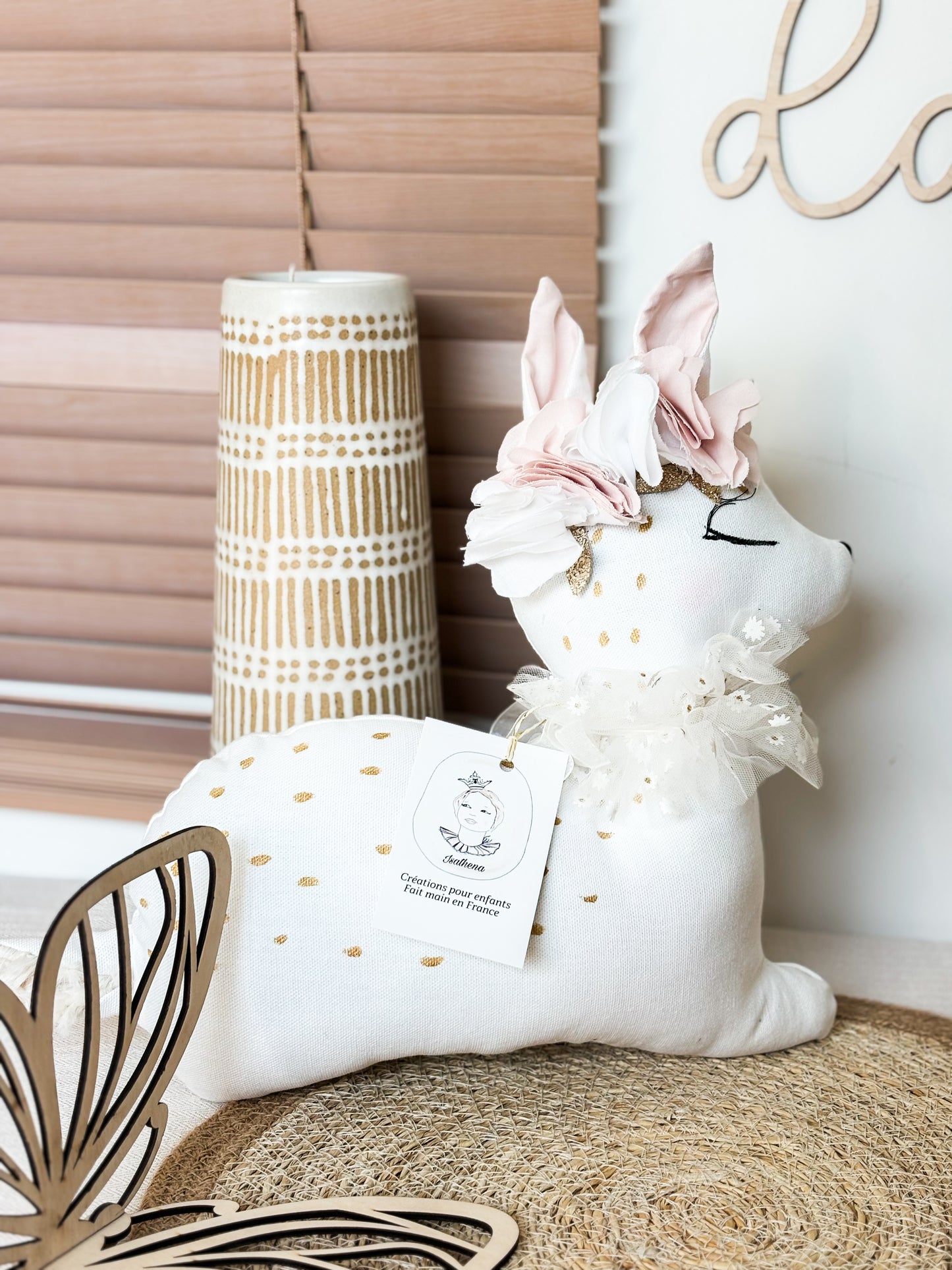 Coussin biche Manoé