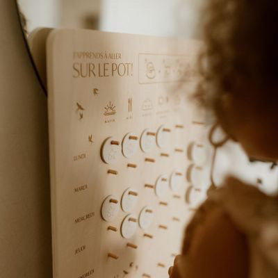 Tableau d’Apprentissage “J’apprends à Aller sur le Pot”