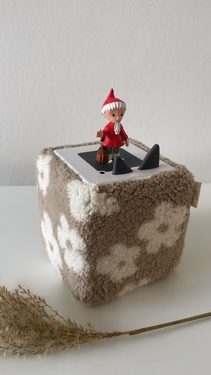 Housse Toniesbox - Daisy taupe