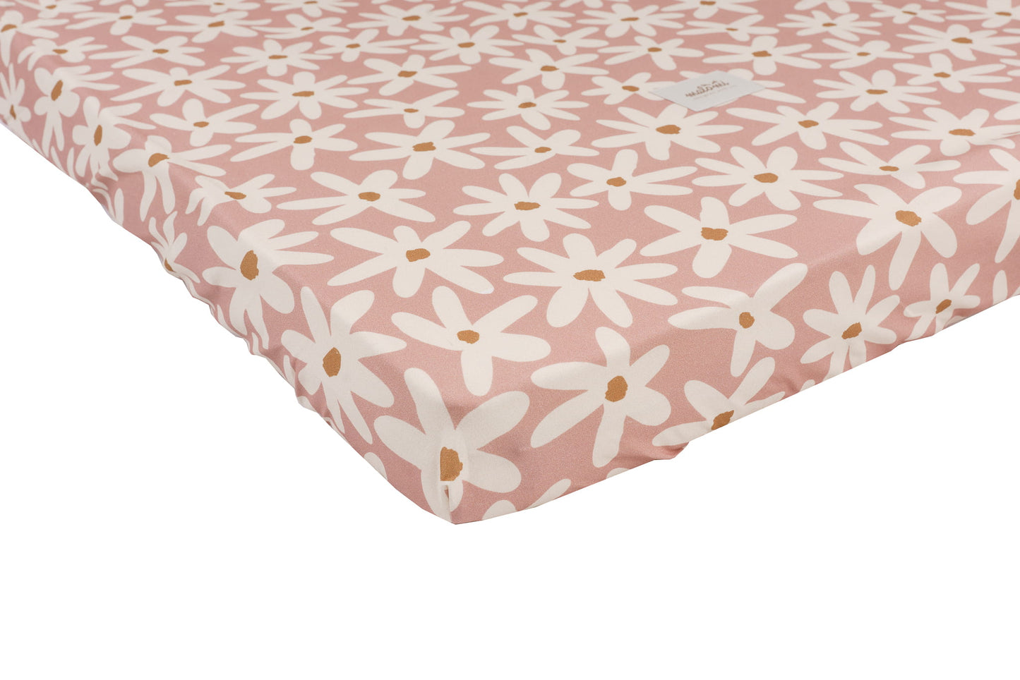 DRAP DE LIT EN COTON BLUSH DAISY