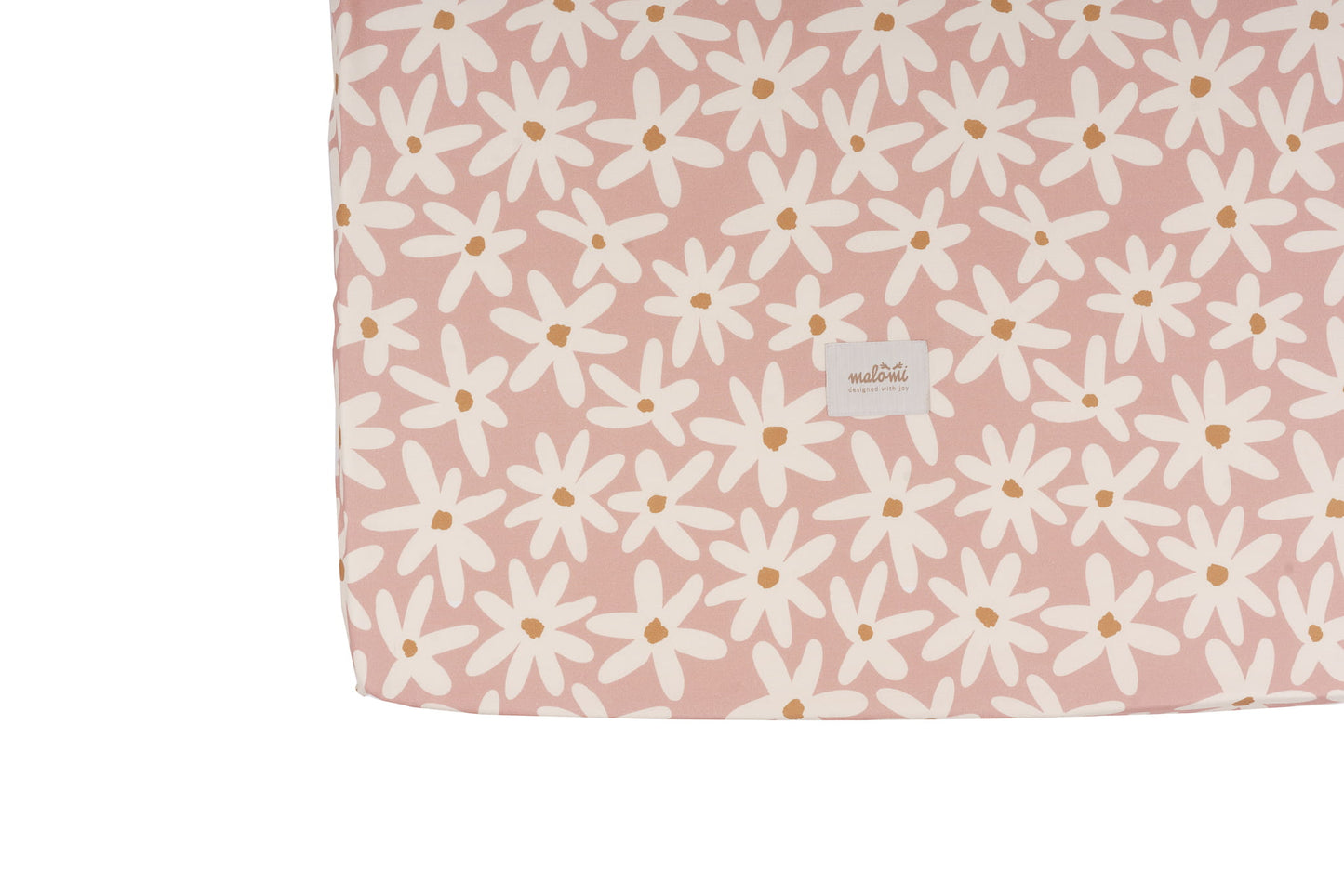 DRAP DE LIT EN COTON BLUSH DAISY