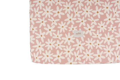 DRAP DE LIT EN COTON BLUSH DAISY