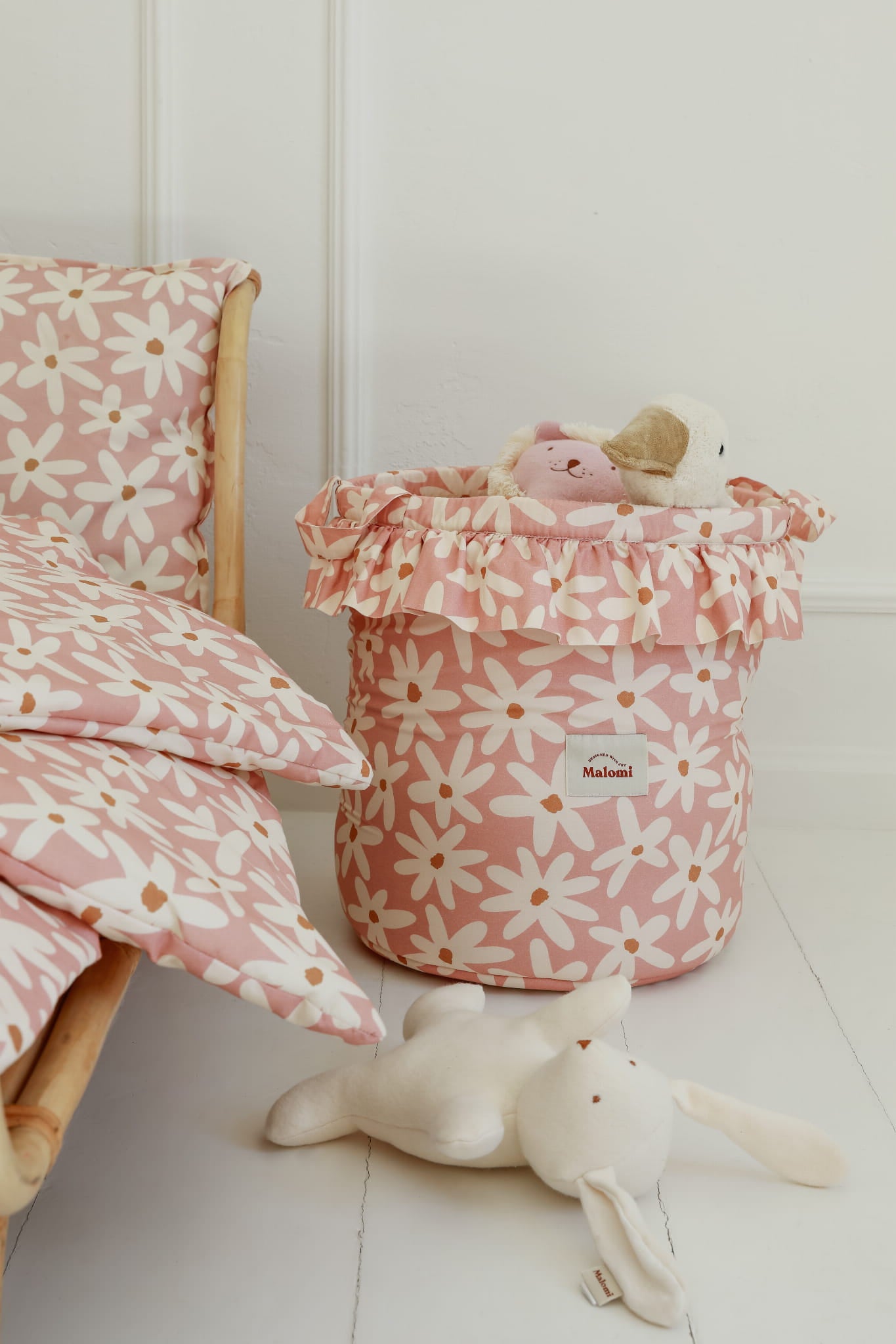Paniers et organisateurs de jouets Blush Daisy