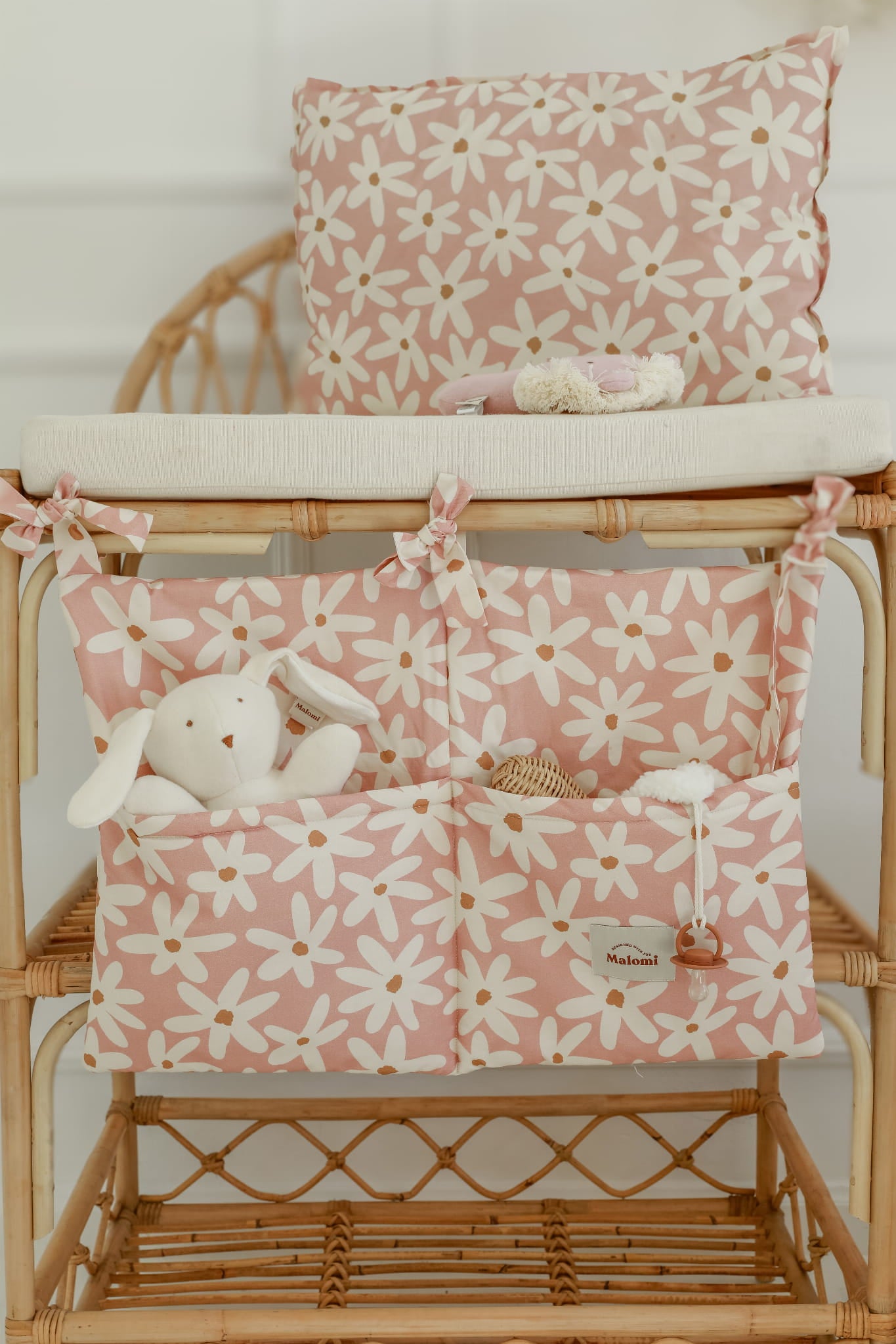 Organisateur de berceau Blush Daisy