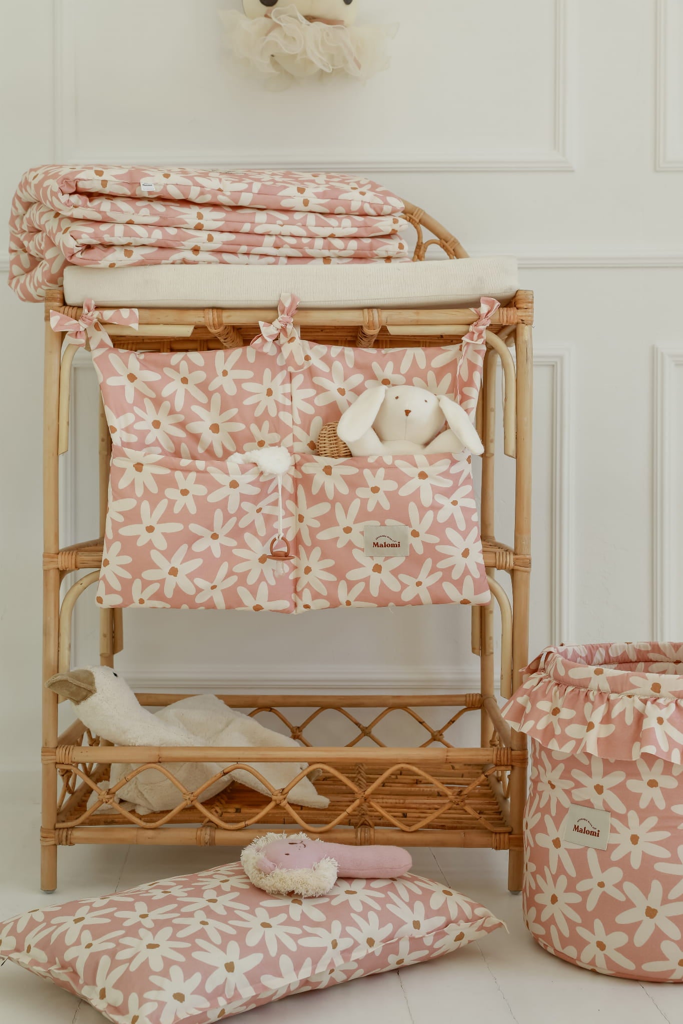 Organisateur de berceau Blush Daisy