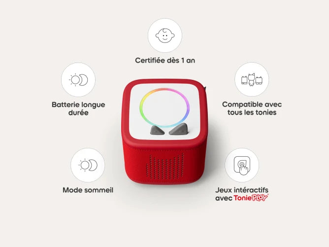 Mon Premier Coffret Toniebox 2 - Rouge Coquelicot