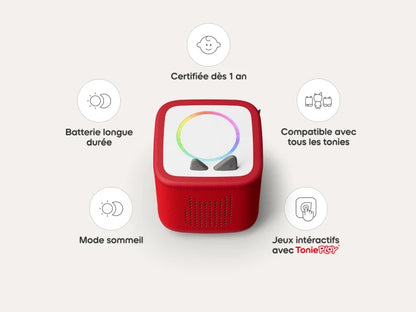 Mon Premier Coffret Toniebox 2 - Rouge Coquelicot