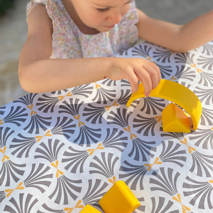 Jouet d'éveil Montessori - Le puzzle orange