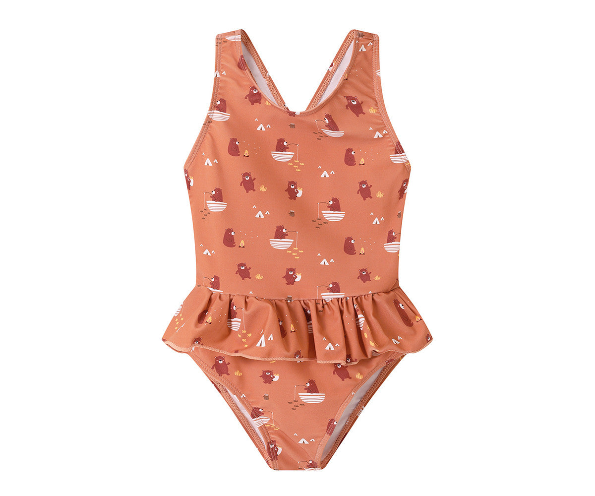 Maillot de Bain Dos Croisé à Volants Camping Monnëka Précommande