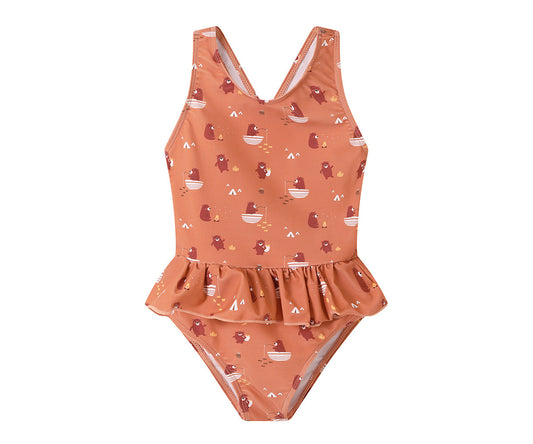 Maillot de Bain Dos Croisé à Volants Camping Monnëka Précommande