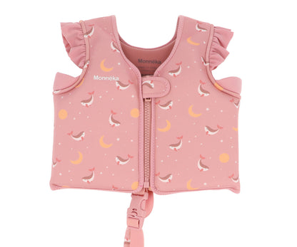 Gilet de Flottation et Apprentissage Whale Pink Monnëka précommande