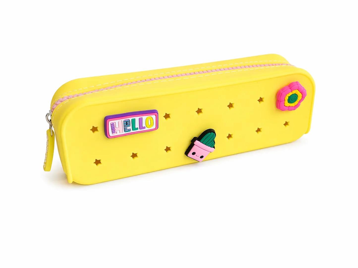 Personalized Perforated Silicone Pencil Case