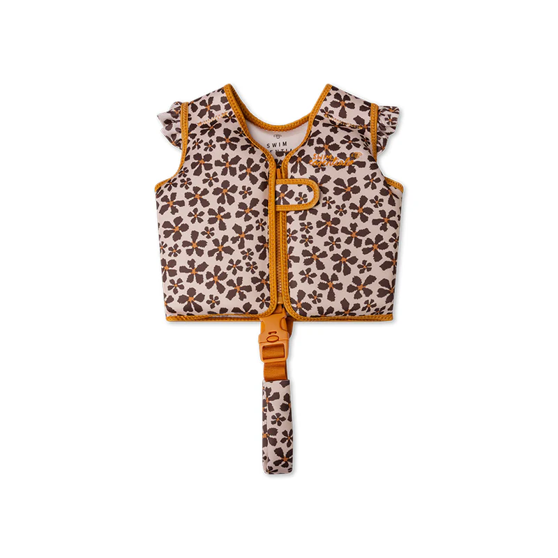gilet de bain - orange - wild Flower précommande