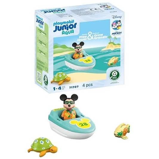 Playmobil 71707 Junior & Disney : Mickey avec Bateau