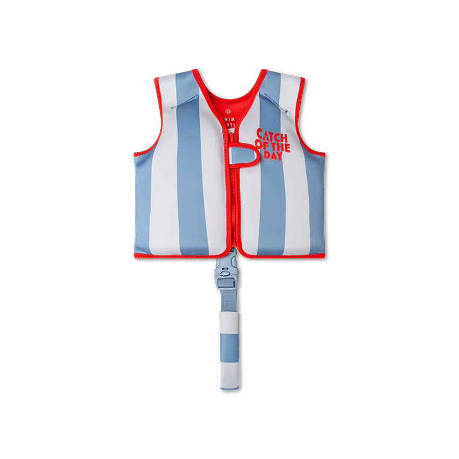 Gilet de bain - Rouge/Bleu - Catch Of The Day 2/3 ans