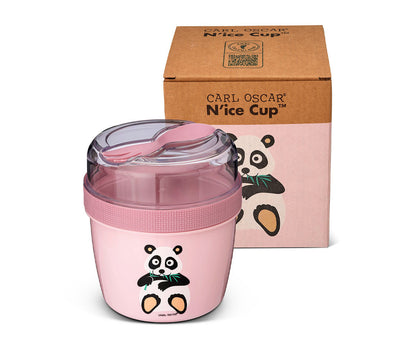 Boîte à lunch Snack n'Ice Cup L Panda Lime