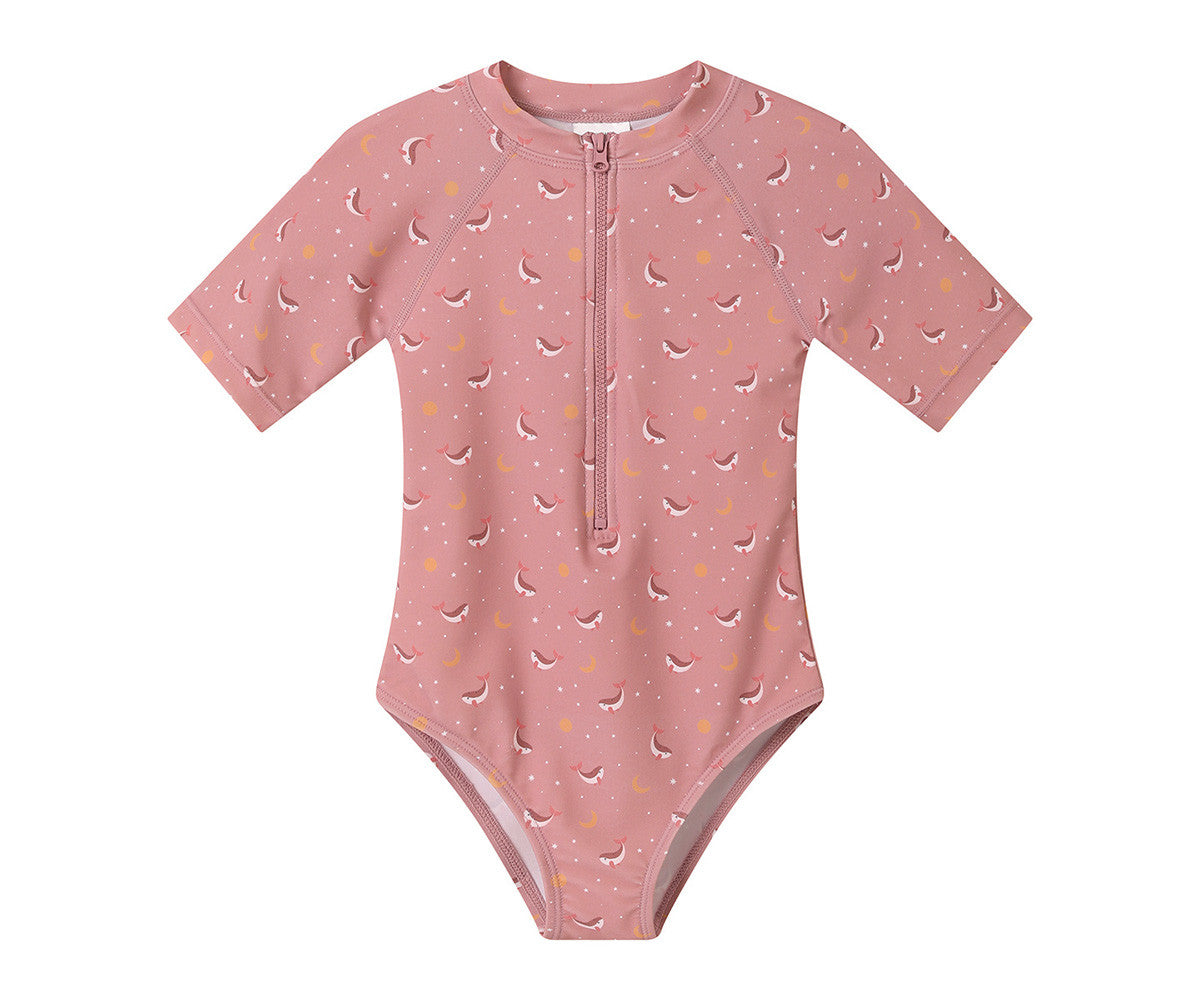 Maillot de Bain Zippé Whale Pink Monnëka précommande