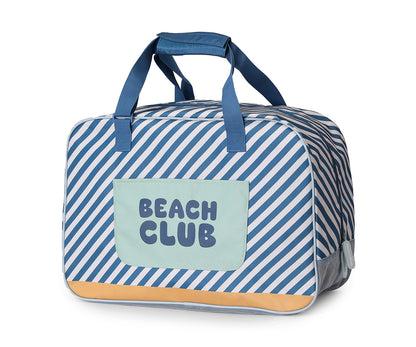 Sac de Plage avec Filet Stripes Blues & Beyond Precommande Monnëka
