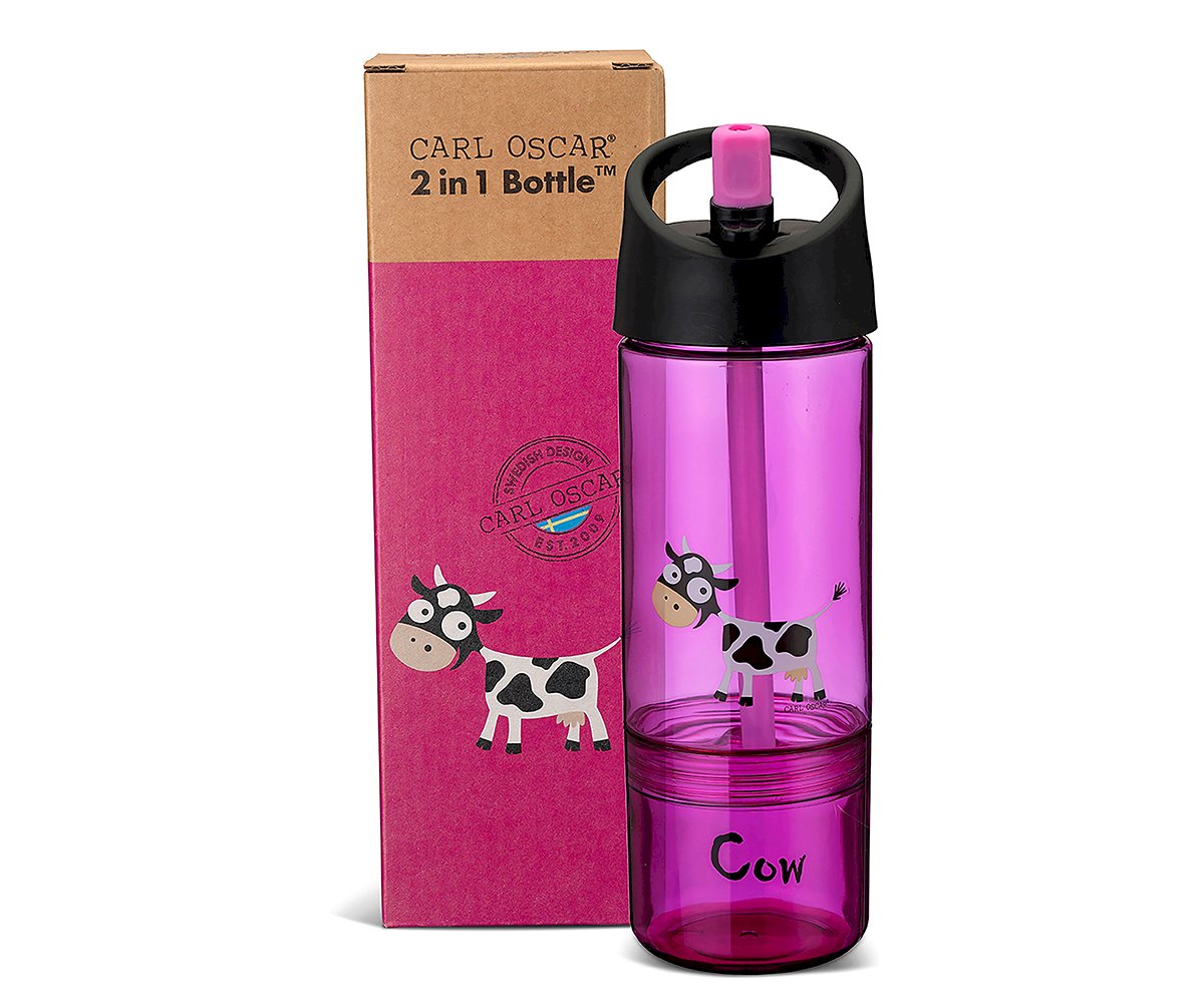 Gourde Tritan 2 en 1 Cow Purple
