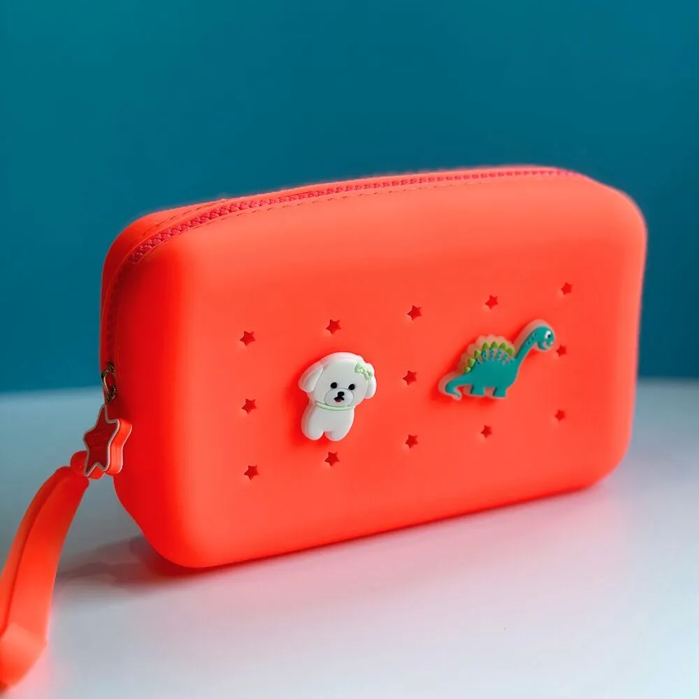 Maxi Pouch/Toilet Bag with Perforation for Personalization