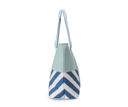 Cabas Isotherme Stripes Blues & Beyond Monnëka precommande