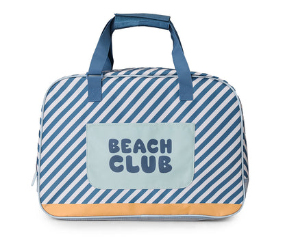 Sac de Plage avec Filet Stripes Blues & Beyond Precommande Monnëka