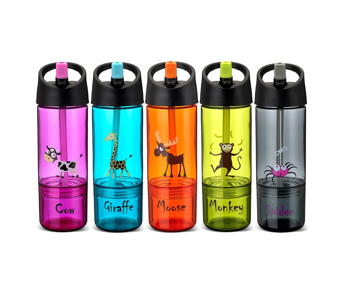 Gourde Tritan 2 en 1 Moose Orange