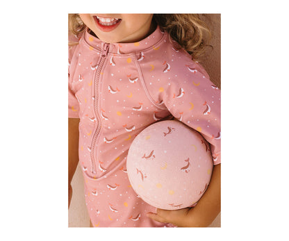 Maillot de Bain Zippé Whale Pink Monnëka précommande