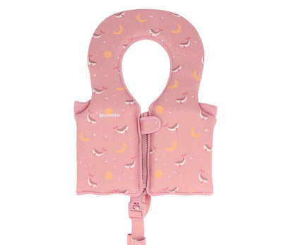Gilet de Flottation et Apprentissage Whale Pink 1-2 ans Monnëka précommande