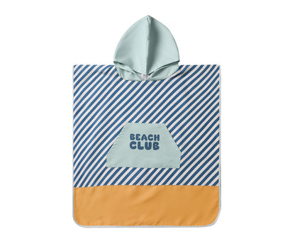 Poncho de Plage Stripes Blues & Beyond Monnëka precommande