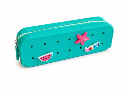Personalized Perforated Silicone Pencil Case