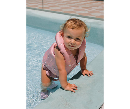 Gilet de Flottation et Apprentissage Whale Pink 1-2 ans Monnëka précommande