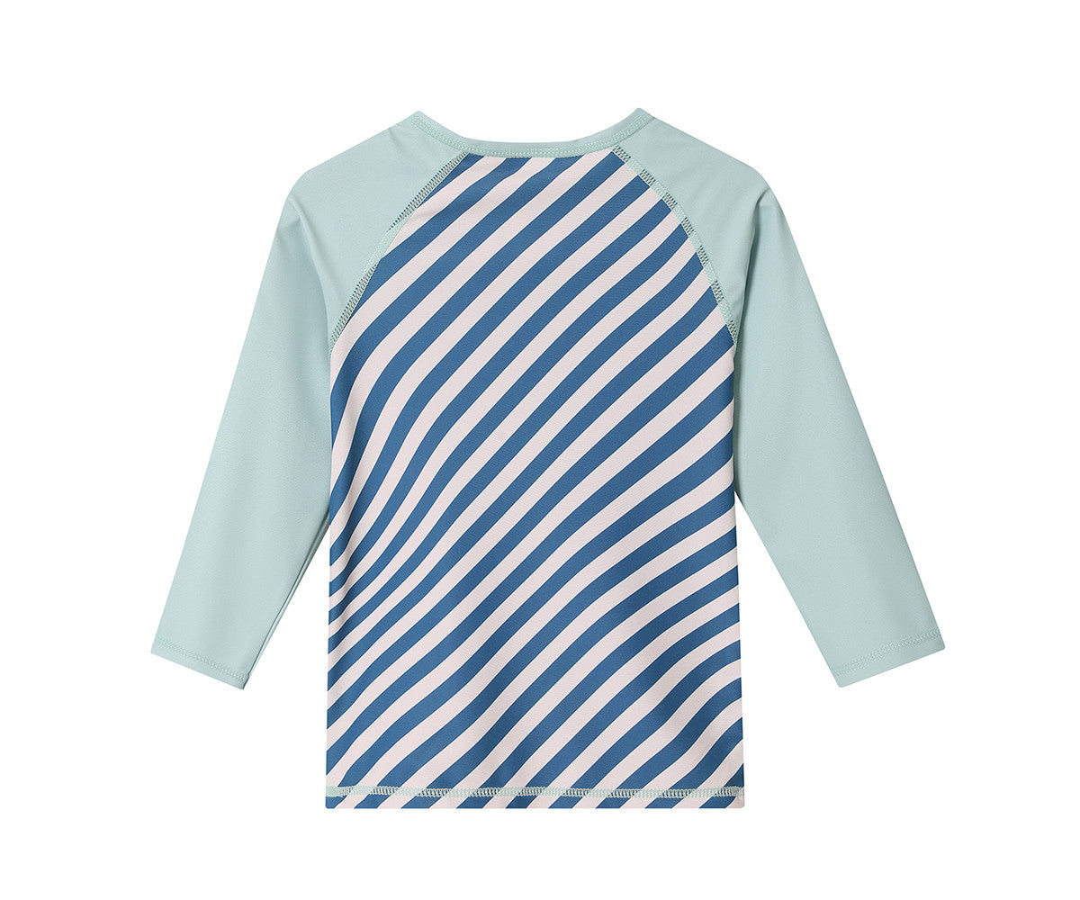 T-Shirt Anti UV à Manches Longues Stripes Blues & Beyond Monnëka precommande