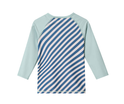 T-Shirt Anti UV à Manches Longues Stripes Blues & Beyond Monnëka precommande