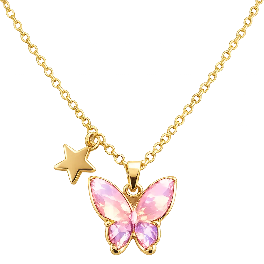 COLLIER FÉE PAPILLON