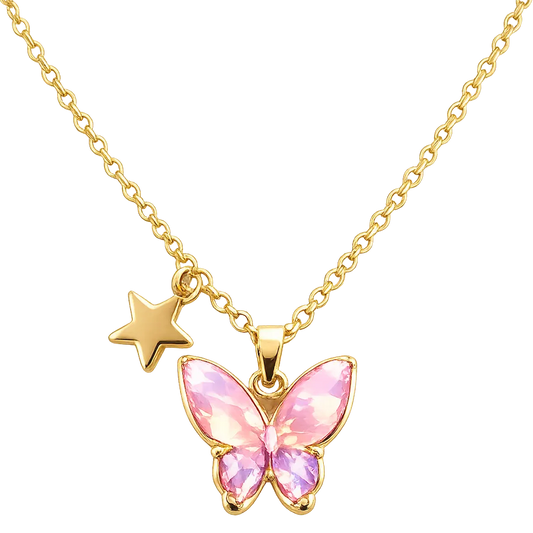 COLLIER FÉE PAPILLON