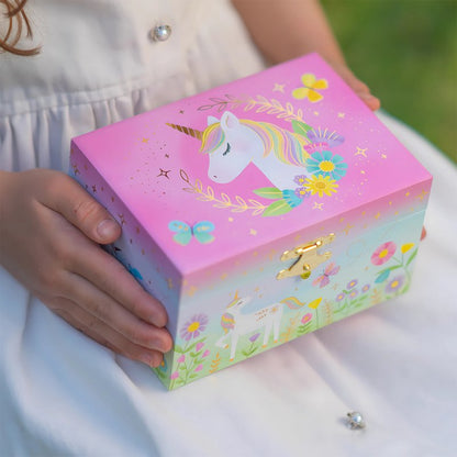 Boite à Musique Bijoux - Fleurs Licorne - Valse Des Fleurs