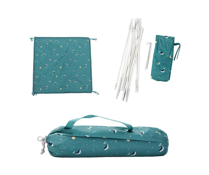 Tente avec Protection contre les Moustiques Whale Teal Monnëka Précommande