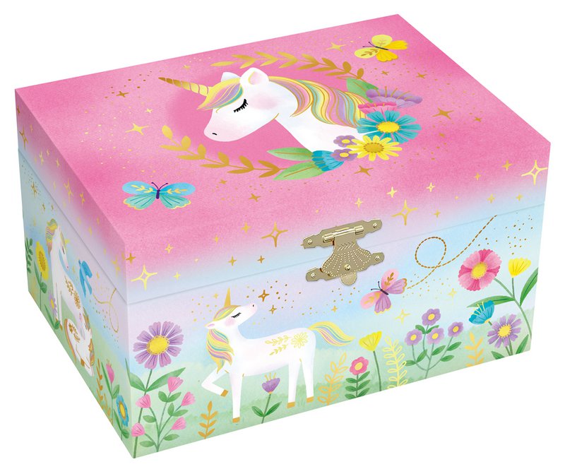 Boite à Musique Bijoux - Fleurs Licorne - Valse Des Fleurs
