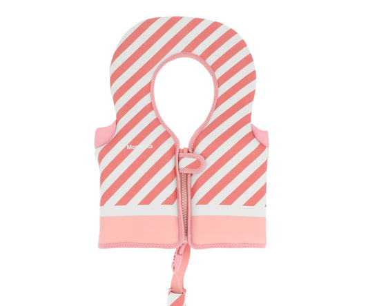 Gilet de Flottation et Apprentissage Stripes Bloom & Blush 1-2 ans Monnëka Précommande