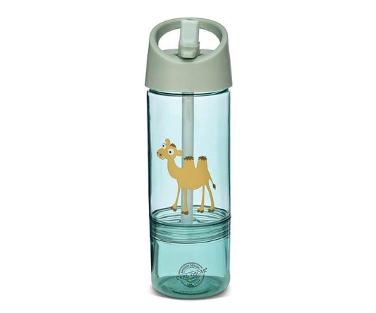 Gourde Tritan 2 en 1 Camel Green