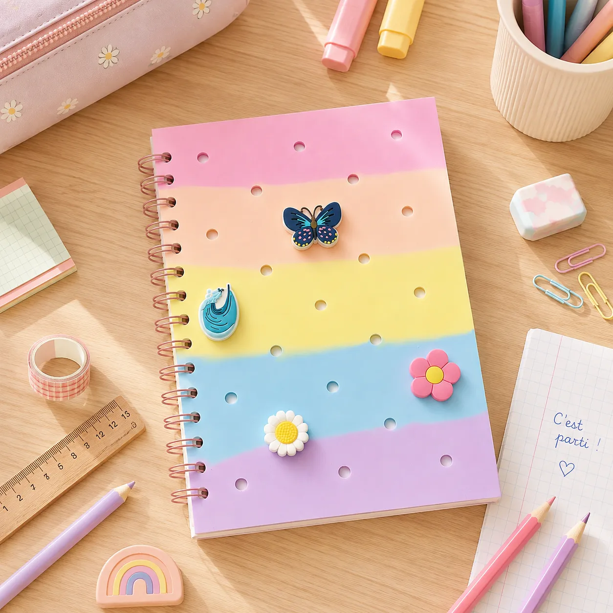 Carnet A5 personnalisable Pop & Clip