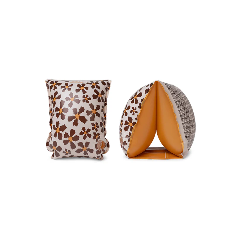 brassards - orange - wild flower - 2/6 ans