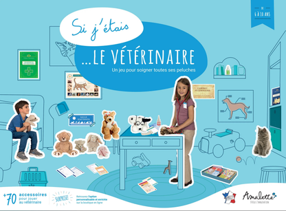 Si j'étais Ie vétérinaire - Jeu d'imitation éducatif made in France- inspiration Montessori et Freinet