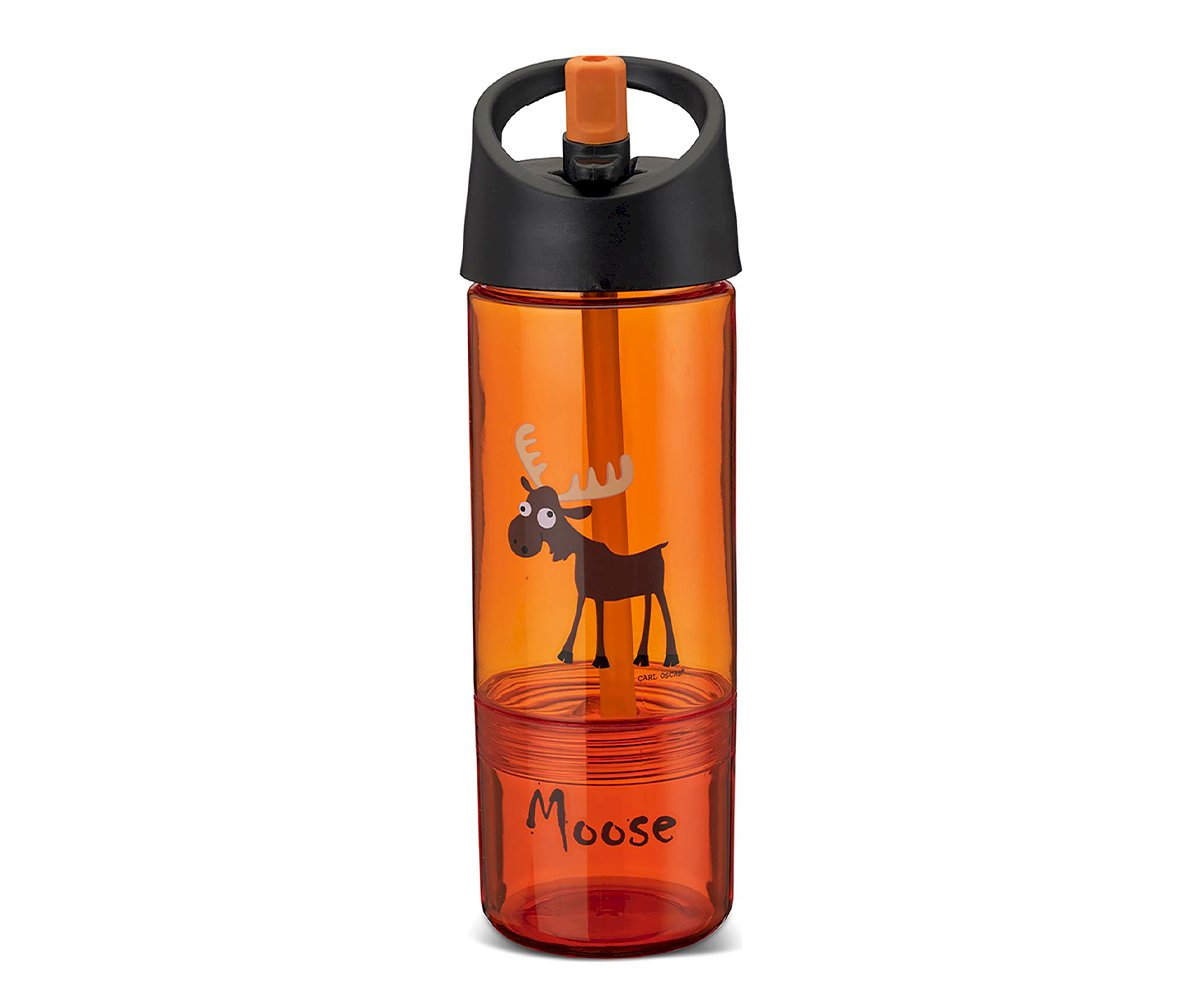 Gourde Tritan 2 en 1 Moose Orange