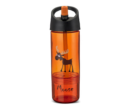 Gourde Tritan 2 en 1 Moose Orange