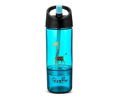 Gourde Tritan 2 en 1 Giraffe Turquoise