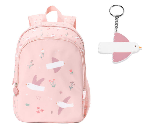 Sac à Dos Primaire Blossom Birds + Porte-clés