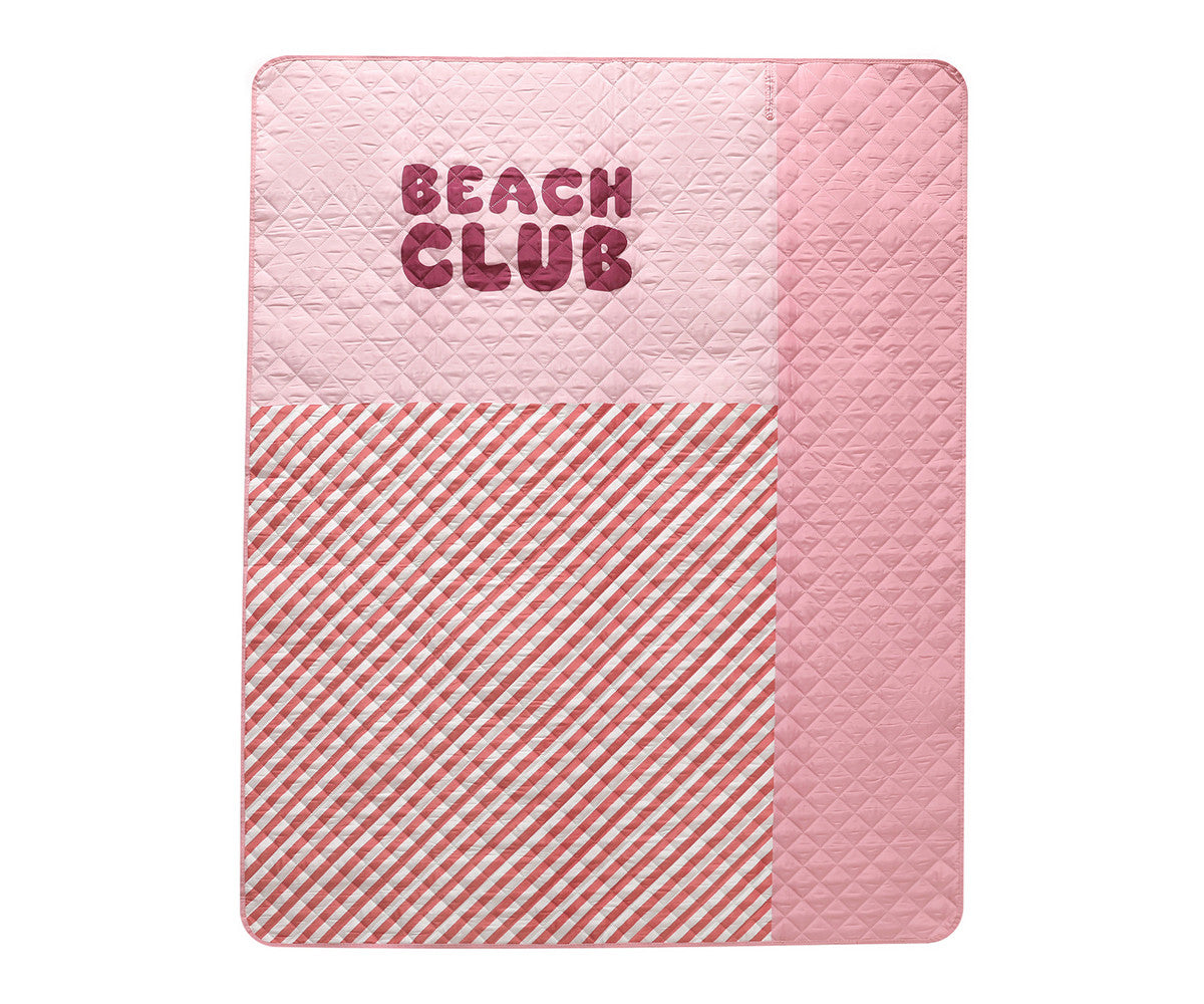 Couverture Pique-Nique Stripes Bloom & Blush Monnëka Précommande