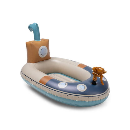 bateau gonflable - jaune - submarine